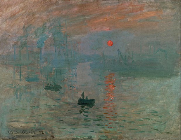 picture by Monet of sunrise