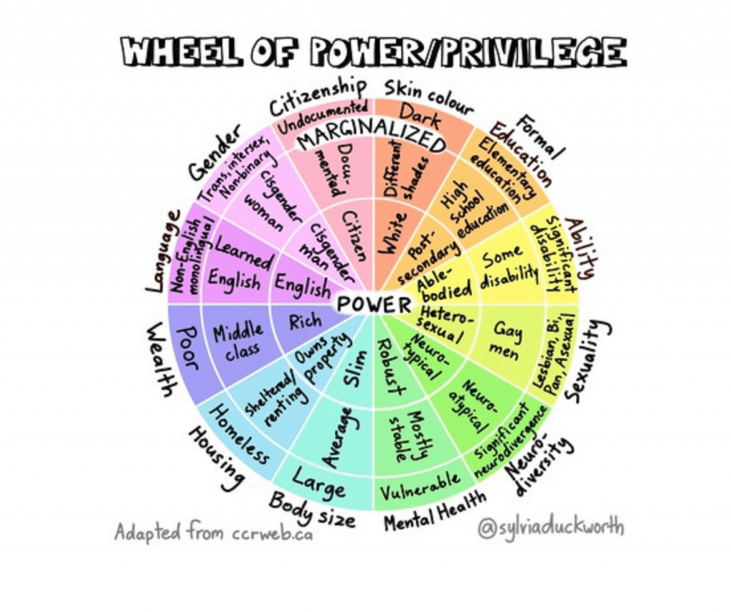 Sylvia Duckworth Wheel of Power and Privilege